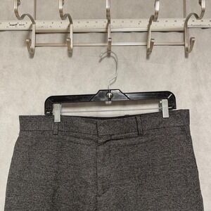 Banana Republic Pants Men 35X34 Gray Plaid Winter Flannel Tailored Slim Luxury